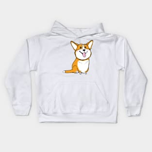 Corgi dog Kids Hoodie